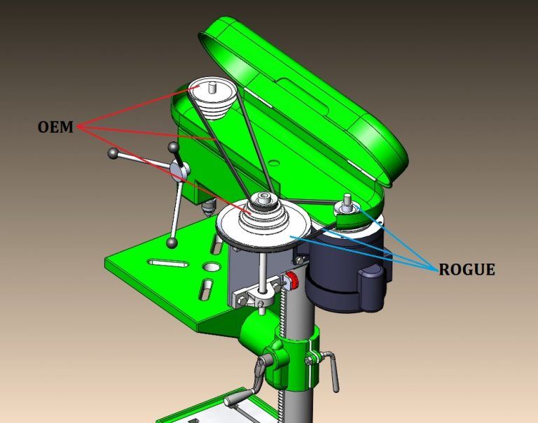 How to Reduce the RPM of Your Drill Press With a Drill Press Reduction