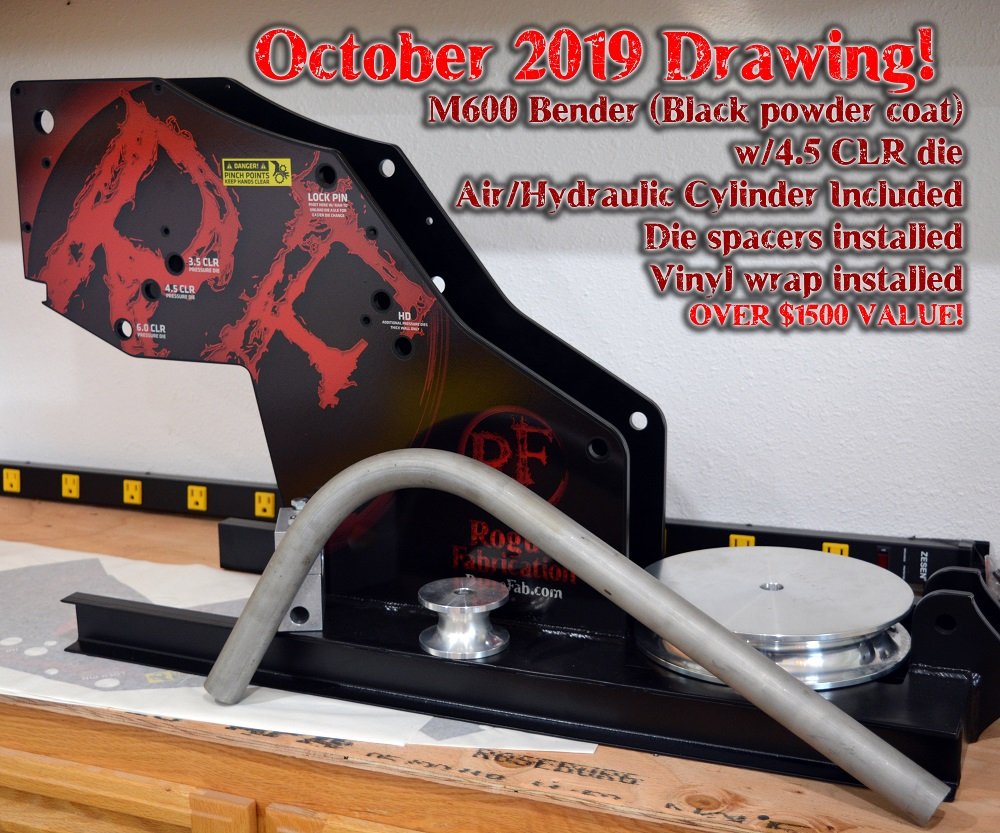 October 2019 Drawing! Wrapped Powder Coated M600!