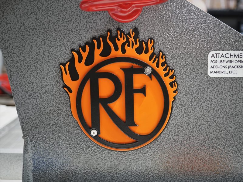 Black Backer, Orange Flame And Black Logo