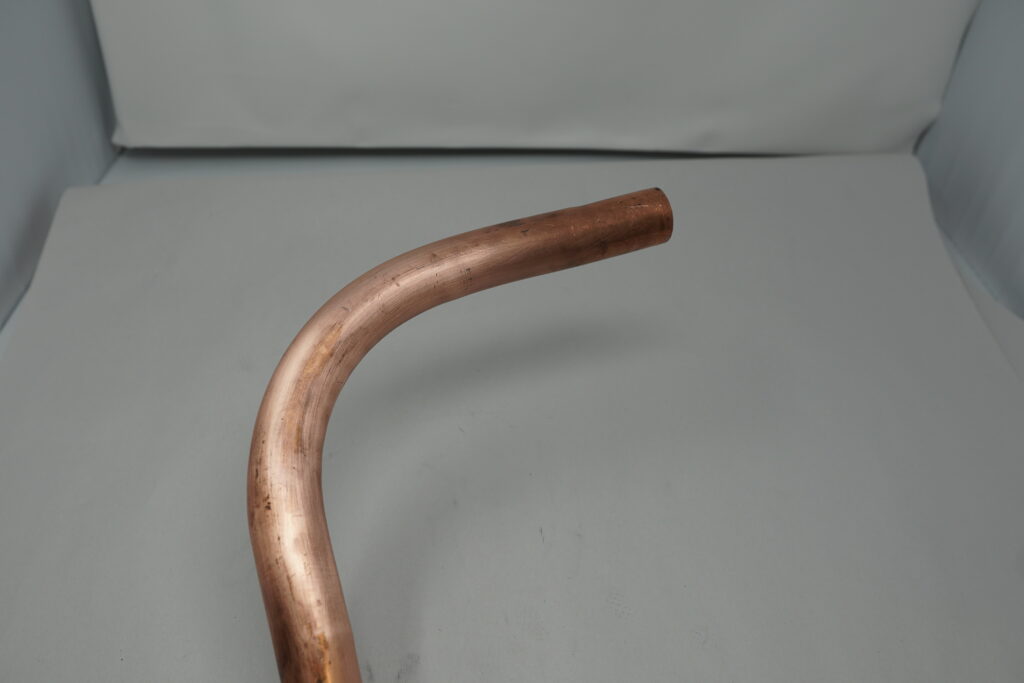 1.125 X .053 Copper Mandrel 3.5 Clr 1% Def Very Slight Dimple