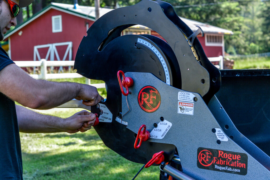Bending Square Tube Portable In Field Close Up