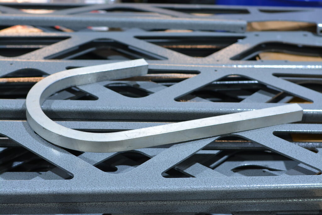 Bent Square Tube 6061 T6 Aluminum