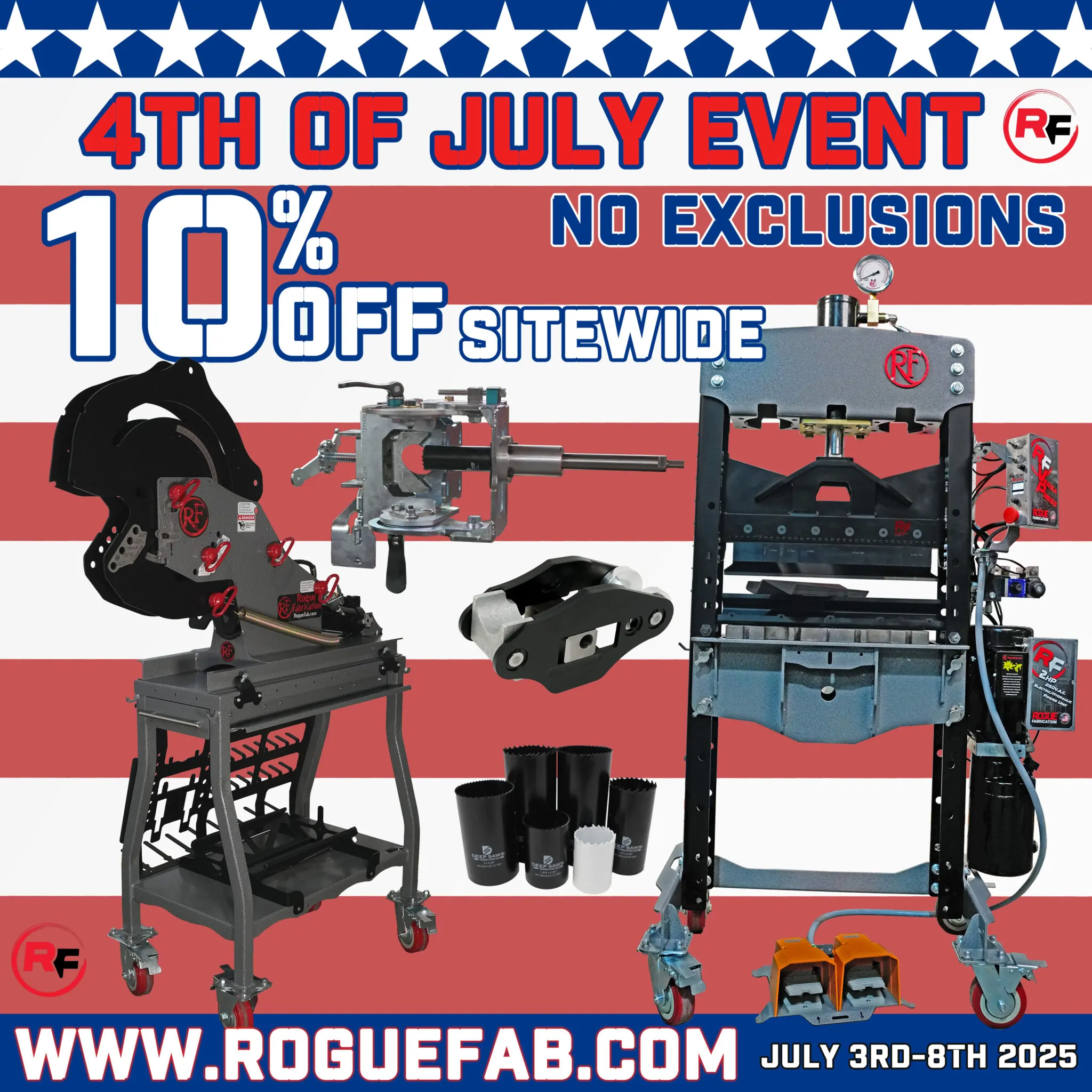 Rogue Fabrication Tools Made in the USA